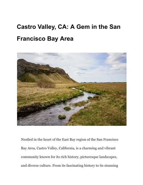 PPT - Castro Valley, CA_ A Gem in the San Francisco Bay Area PowerPoint ...