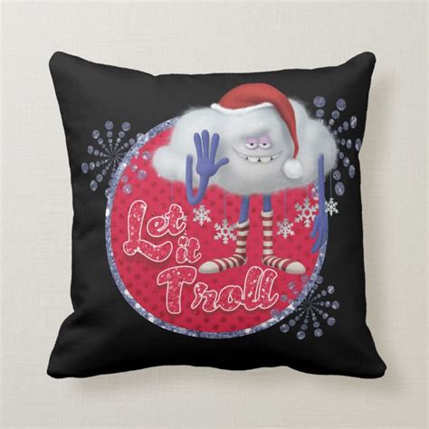 Trolls | Cloud Guy - Let it Troll Throw Pillow | Zazzle.com