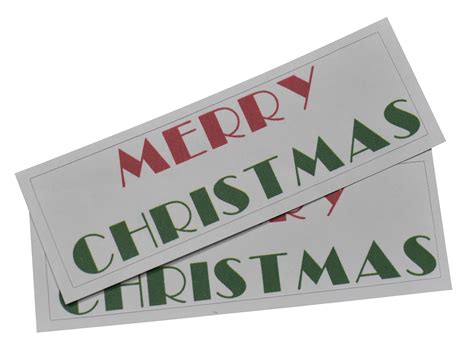 MERRY CHRISTMAS Sticker Car Sticker Bumper Sticker - Etsy