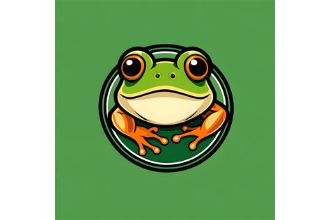 Frog Logo Graphic by mimishop · Creative Fabrica