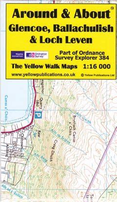 A&A Map Glencoe, Ballachulish & Loch Leven & Walks