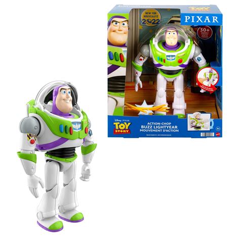 Buy Disney Pixar Toy Story Action Chop Buzz Lightyear Authentic Figure ...