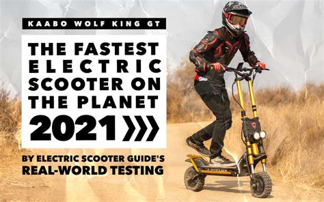 The fastest electric scooter: Kaabo Wolf King GT – Scooter Hut