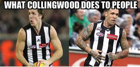 Those tats | Collingwood football club, Sports memes, Football memes