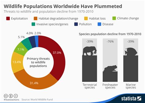 Chart: Wildlife Populations Worldwide Have Plummeted | Statista