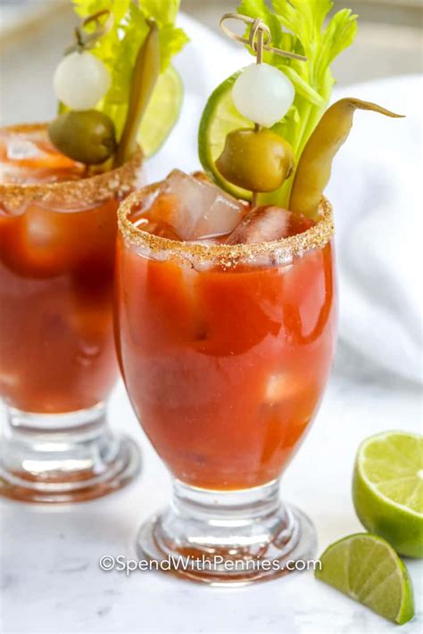 Classic Bloody Mary {Spicy & Savory} - Spend With Pennies