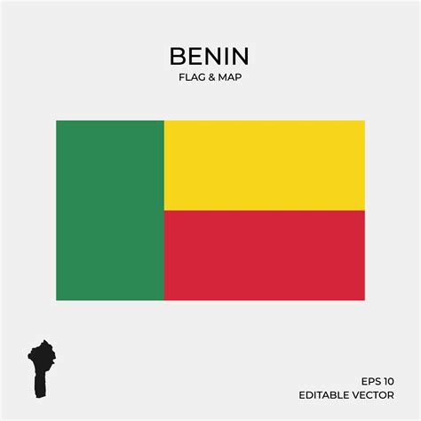 benin map and flag 2045841 Vector Art at Vecteezy