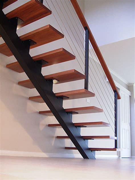 interior concrete stairs | Stair railing design, Interior stairs ...