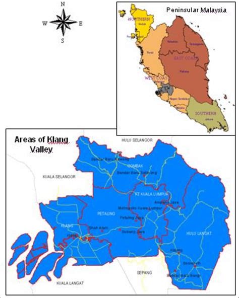 klang valley boundary map - Charles Anderson