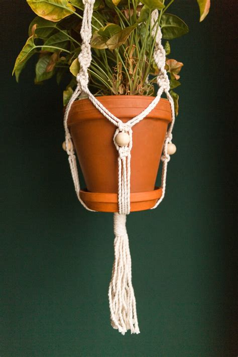 Boho Macrame Plant Hanger, Handmade Macrame - Etsy