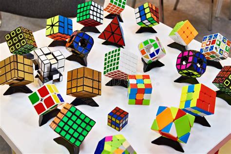 Variations Rubik`s Cubes editorial stock photo. Image of rubik - 102375778