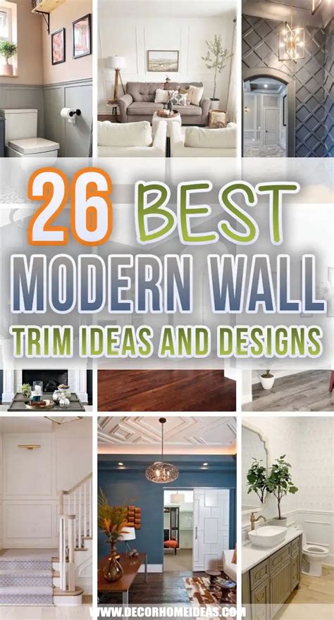 26 Fantastic Modern Wall Trim Ideas To Add Style To Each Room