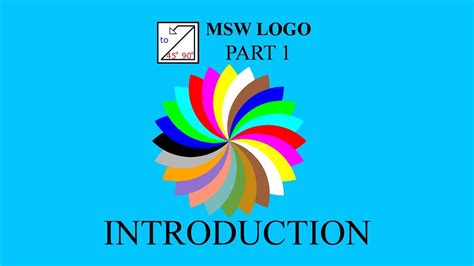 MSW LOGO PART 1 INTRODUCTION - YouTube