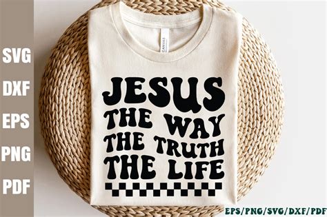 Jesus the Way the Truth the Life Retro Graphic by Designer302 ...