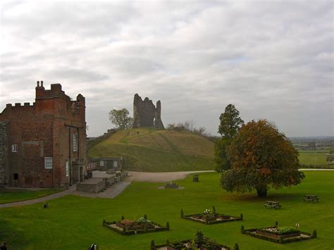 Tutbury Castle in Staffordshire, England where Mary a queen of Scots ...