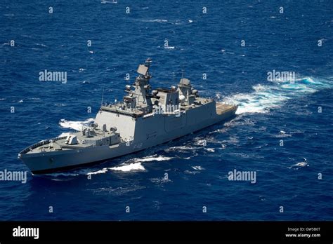 Indian stealth frigate ship aerial hi-res stock photography and images ...