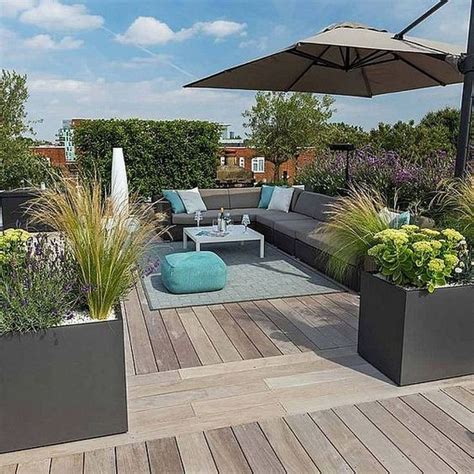 20+ Modern Roof Terrace Design And Gardening Ideas | Roof garden design ...