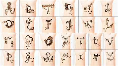 Update more than 72 alphabet mehndi design images best - seven.edu.vn