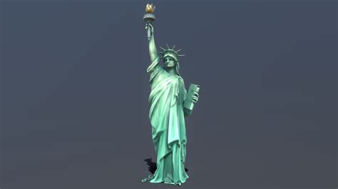 Statue Of The Liberty - 3D model by zames1992 [3f8d77a] - Sketchfab