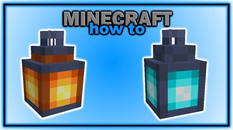 How to Craft and Use a Lantern and Soul Lantern! | Easy Minecraft ...