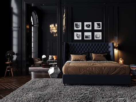 51 Beautiful Black Bedrooms With Images, Tips & Accessories To Help You ...