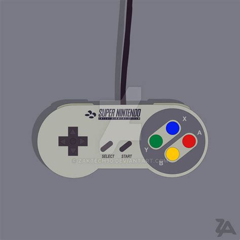 Super Nintendo Controller by zaktech90 on DeviantArt