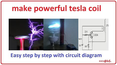 Circuit Diagram For Mini Tesla Coil