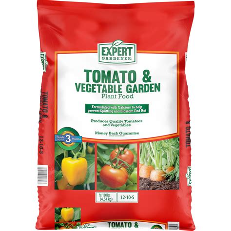 Expert Gardener Tomato & Vegetable Garden Plant Food Fertilizer 12-10-5 ...