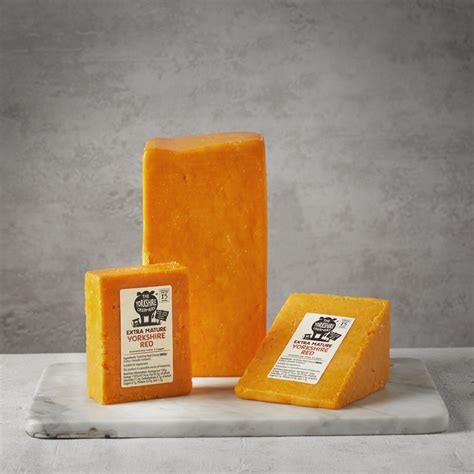 Yorkshire Red Cheese | Yorkshire Cheese Wheels, Wedges & Blocks ...