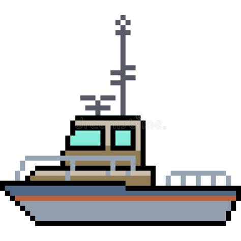 Boat Pixel Art