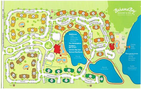 Bahama Bay Resort Map – Disney Florida Condo Rental