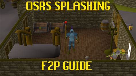 OSRS Splashing Guide - Easy AFK MAGIC XP - YouTube