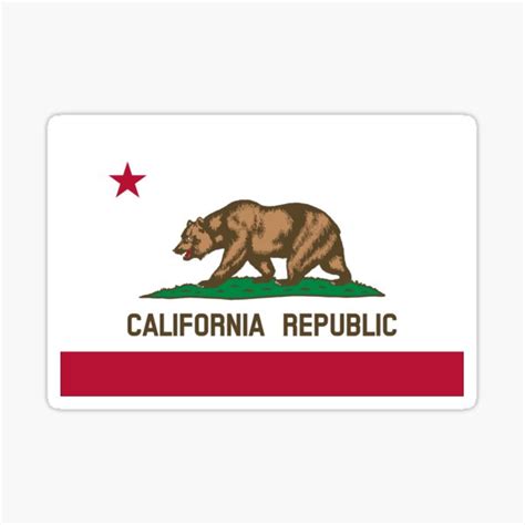 "Flag of California" Sticker for Sale by Alma-Studio | Redbubble