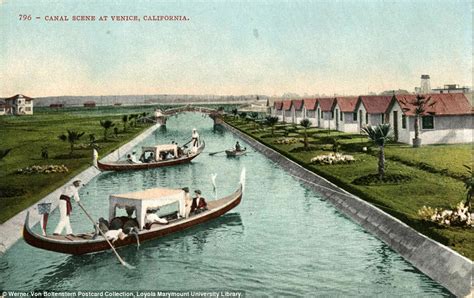 The ORIGINAL Venice canals in LA that have vanished forever beneath a ...