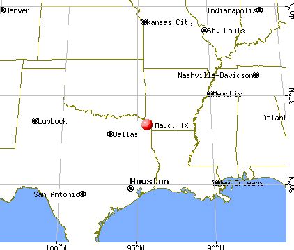 Maud, Texas (TX 75567) profile: population, maps, real estate, averages ...