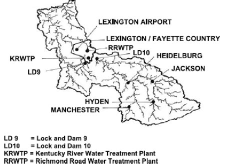 Study area map of Kentucky River basin in USA | Download Scientific Diagram