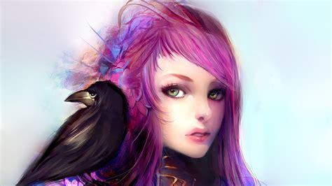 Pink Hair Anime Girl Artwork Wallpaper,HD Artist Wallpapers,4k ...