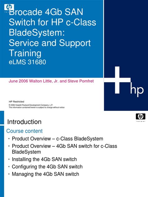 Switch HP Training | PDF | Network Switch | Command Line Interface