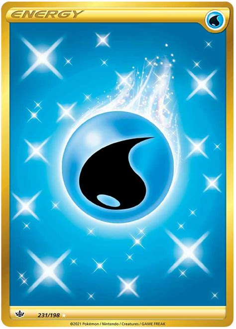 Water Energy - Chilling Reign #231 Pokemon Card