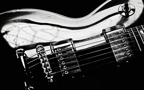 Black Electric Guitar Hd Wallpaper