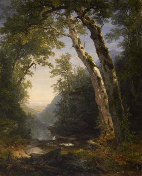 "The Catskills", by the American Hudson River School of Art artist ...