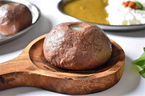 Ragi Mudde | Ragi Ball - Palate's Desire