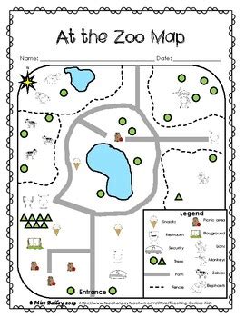 Map Legends by Teaching Curious Kids | TPT