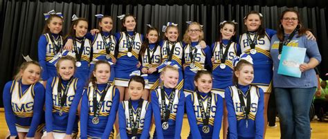 Highlands School cheerleading teams both medal in their first ...