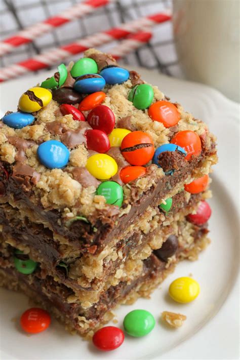 M&M Bars | Recipe | Oat bar recipes, Cookie bar recipes, Oat bars