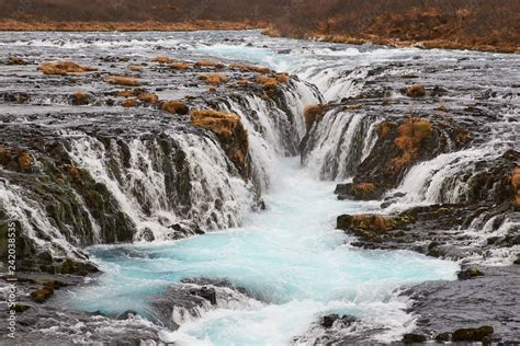 Bruarfoss (Bridge Fall), is a waterfall on the river Bruara, in ...