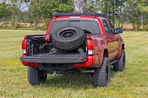 Rough Country Bed Mount Spare Tire Carrier | Toyota Tacoma 2WD/4WD ...