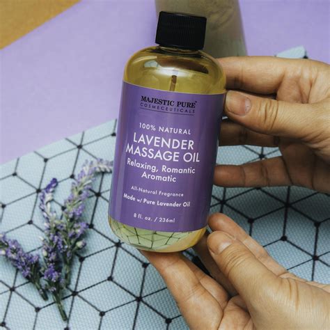 Lavender Massage Oil (8oz) - Majestic Pure Cosmeceuticals