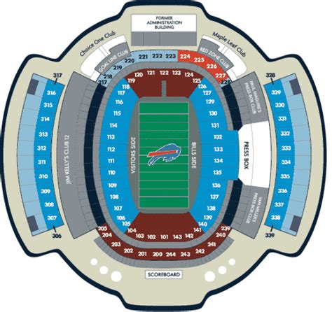 Orchard Park Stadium Seating Chart - Ponasa