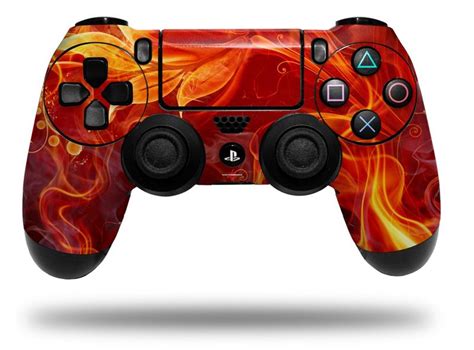 Sony PS4 Controller Skins Fire Flower | WraptorSkinz